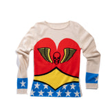 Cashmere Wonder Woman Crewneck Sweater