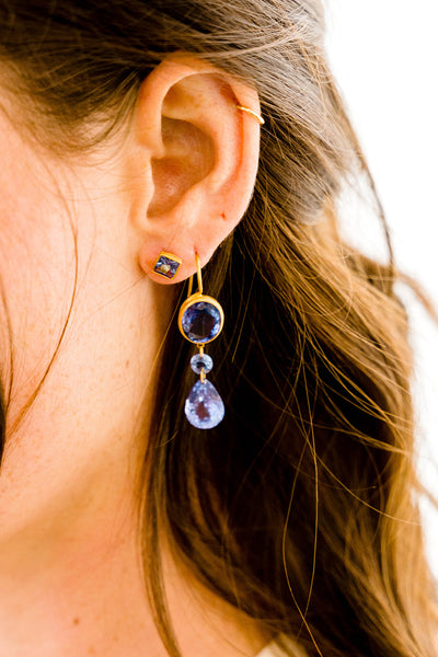 Marie-Helene-de-Taillac-20K-Yellow-Gold-Tanzanite-Elizabeth-Earrings-Amarees