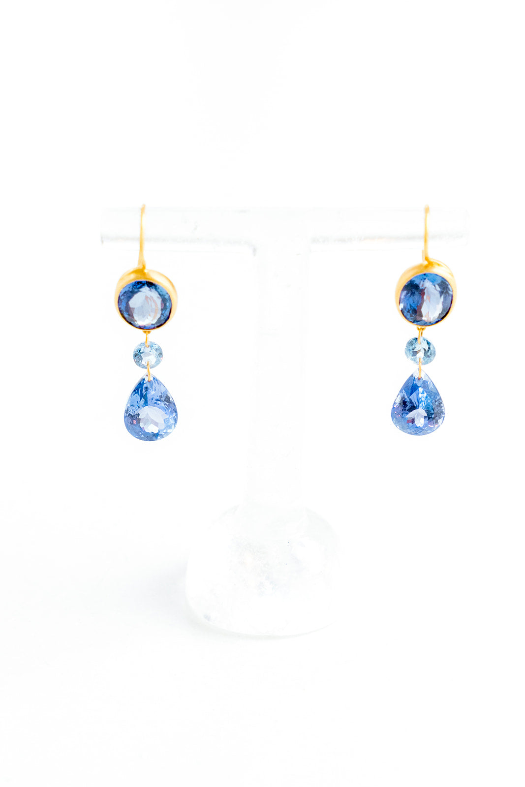 Marie-Helene-de-Taillac-20K-Yellow-Gold-Tanzanite-Elizabeth-Earrings-Amarees