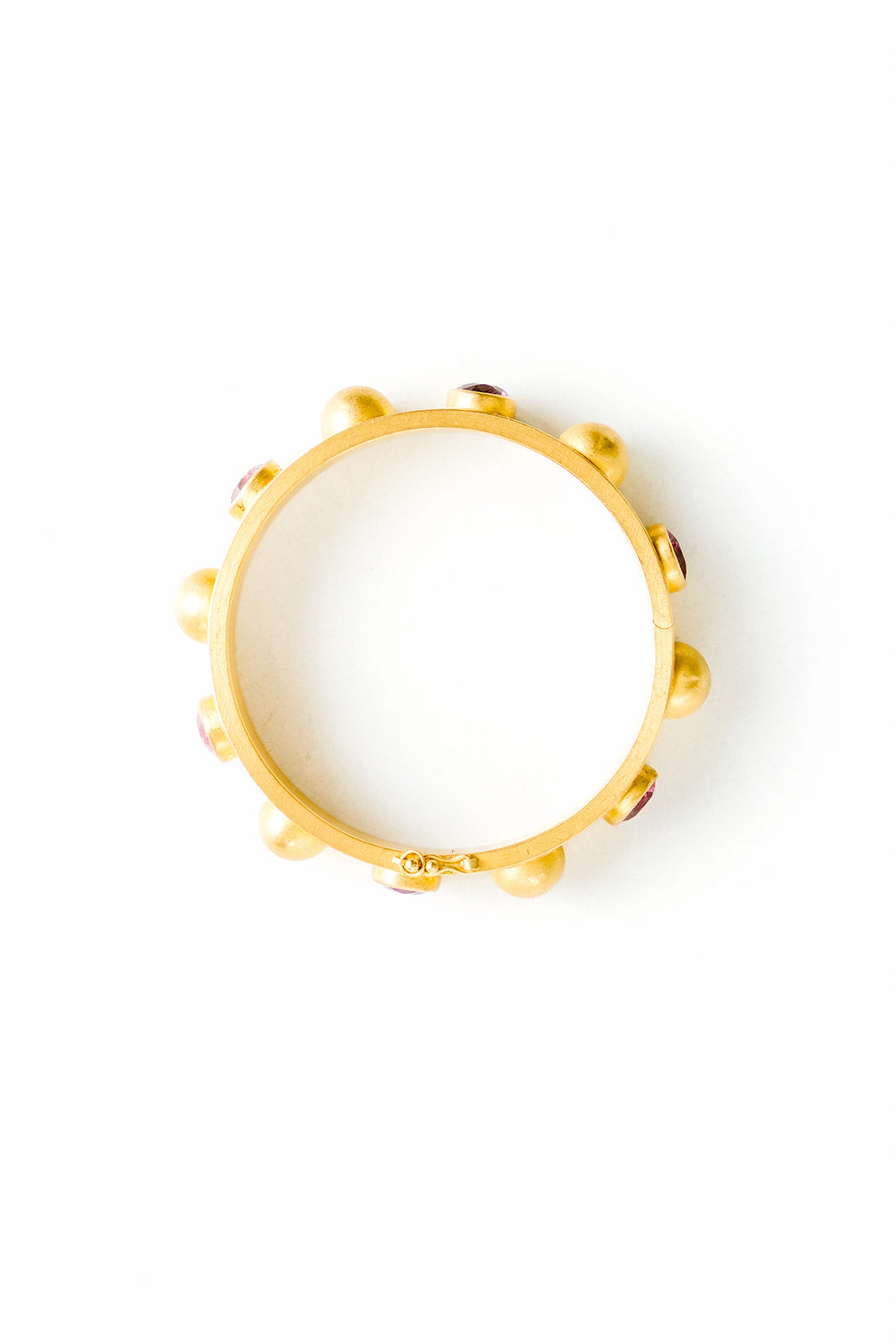 Marie-Helene-de-Taillac-20K-Yellow-Gold-Tourmaline-Bangle-Amarees