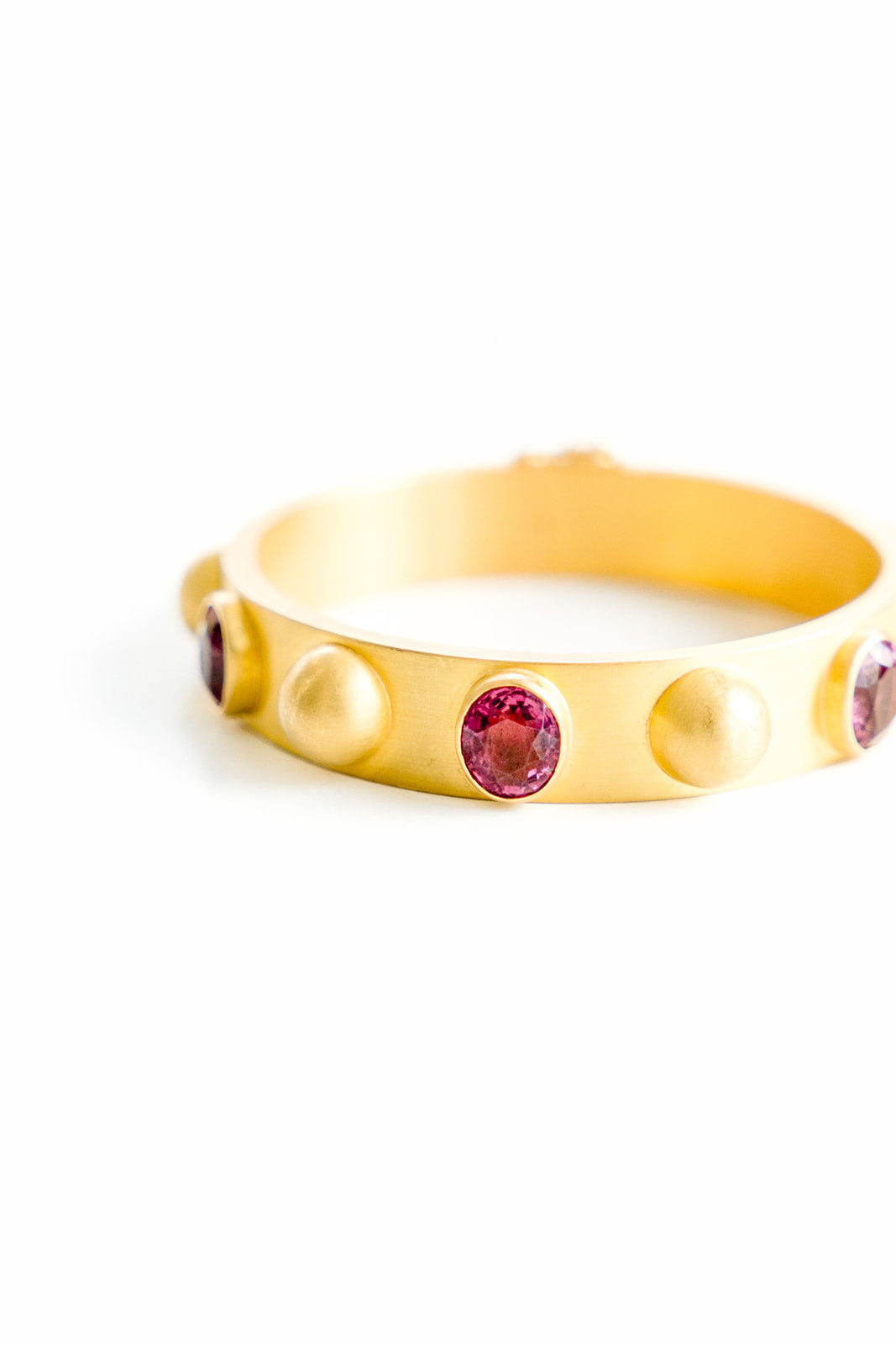 Marie-Helene-de-Taillac-20K-Yellow-Gold-Tourmaline-Bangle-Amarees