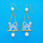 Marie-Helene-de-Taillac-22K-Yellow-Gold-Guepard-Rose-Quartz-Pearl-Earrings-Amarees