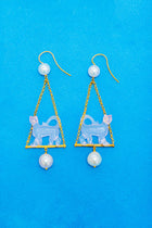 Marie-Helene-de-Taillac-22K-Yellow-Gold-Guepard-Rose-Quartz-Pearl-Earrings-Amarees