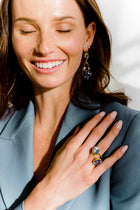Marie-Helene-de-Taillac-22K-Yellow-Gold-IoliteGabrielle-D_Estree-Earrings-Amarees
