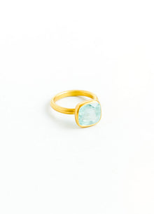 Marie-Helene-de-Taillac-22K-Yellow-Gold-Tourmaline-Indicolite-Princess-Ring-Amarees