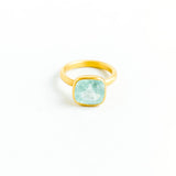 Marie-Helene-de-Taillac-22K-Yellow-Gold-Tourmaline-Indicolite-Princess-Ring-Amarees