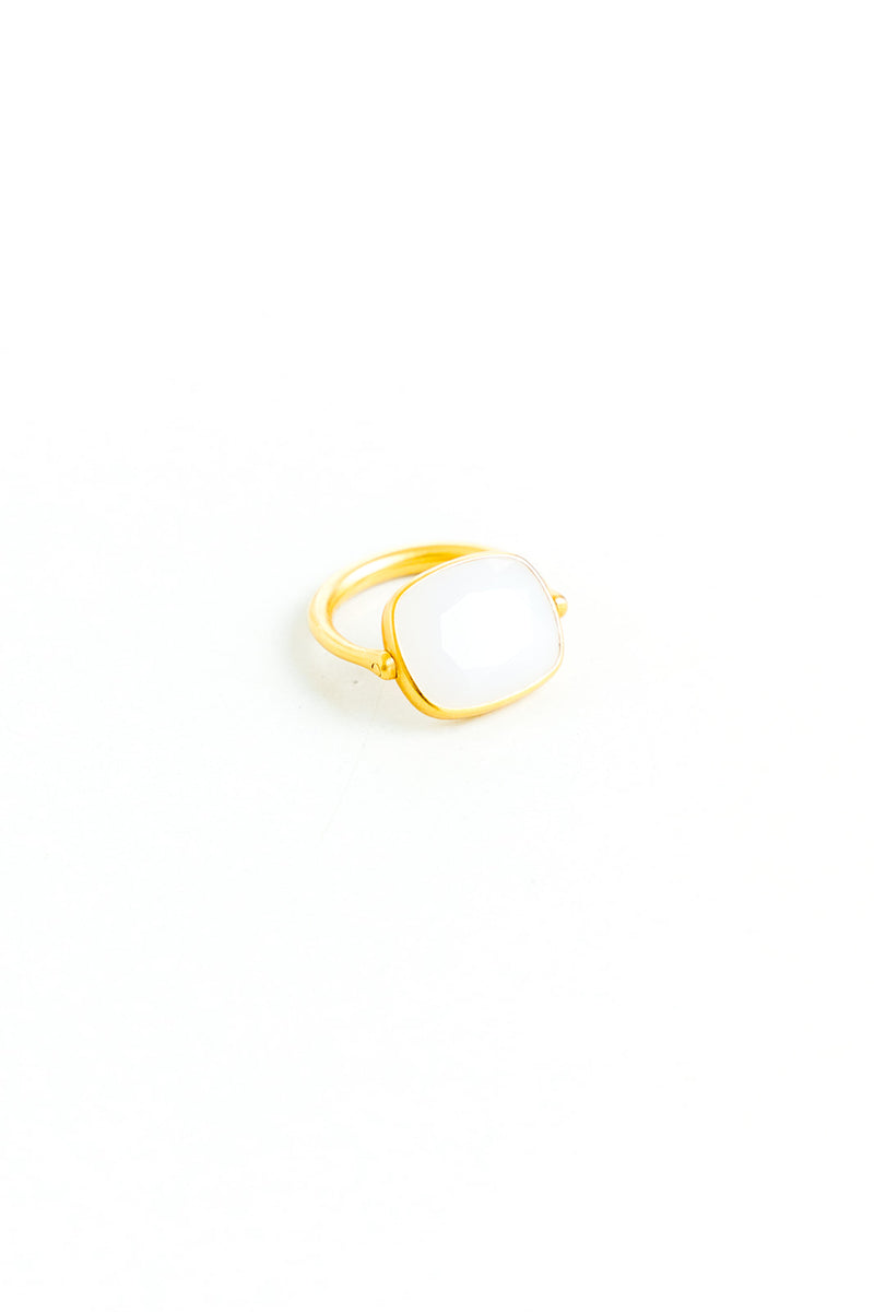 Marie-Helene-de-Taillac-22K-Yellow-Gold-White-Chalcedony-Swivel-Ring-Amarees