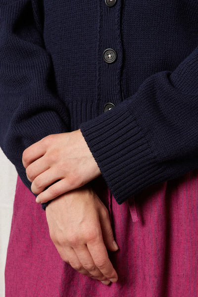 Massimo-Alba-Livia-Cotton-cardigan-blu-amarees