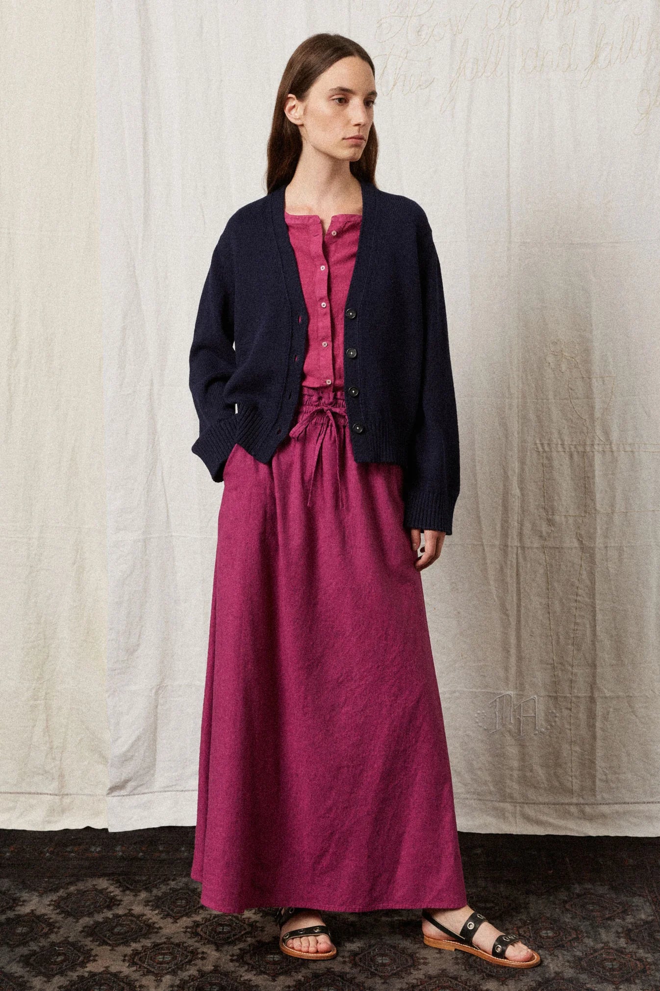 Massimo-Alba-Livia-Cotton-cardigan-blu-amarees