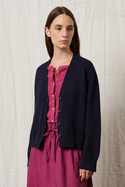 Massimo-Alba-Livia-Cotton-cardigan-blu-amarees