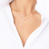 Coady-Cuhla-14K-Yellow-Gold-Heart-Rose-Cut-Diamond-Necklace -14-Yellow-Gold-Heart-Rose-Cut-Diamond-Amarees