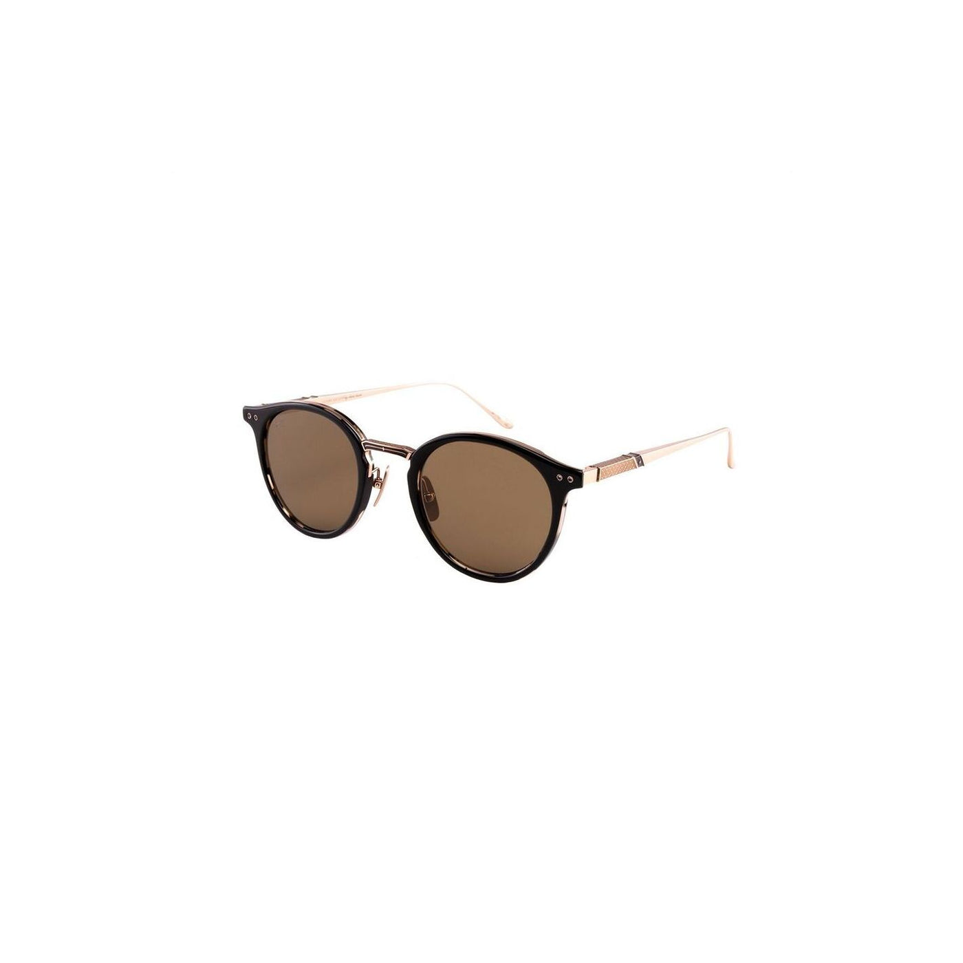 Anacapa 18K Rose Gold Black Tortoise Sunglasses